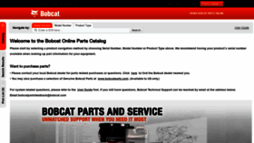 What Bobcatpartsonline.com website looked like in 2020 (3 years ago)