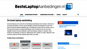 What Bestelaptopaanbiedingen.nl website looked like in 2020 (3 years ago)