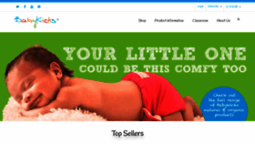 What Babykicks.com website looked like in 2020 (3 years ago)