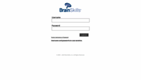 What Brainskills.com website looked like in 2020 (3 years ago)
