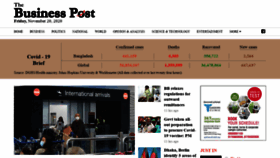 What Businesspostbd.com website looked like in 2020 (4 years ago)