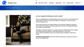 What Brighteyecounselling.co.uk website looked like in 2020 (3 years ago)