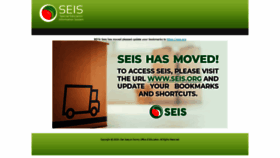 What Beta.seis.org website looked like in 2020 (3 years ago)