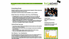 What Byteplant.com website looked like in 2020 (3 years ago)