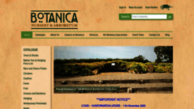 What Botanicaplantnursery.co.uk website looked like in 2020 (3 years ago)