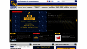 What Badmintoneurope.com website looked like in 2020 (3 years ago)