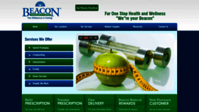 What Beaconrx.com website looked like in 2020 (3 years ago)