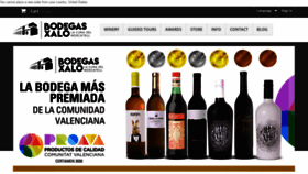 What Bodegasxalo.com website looked like in 2020 (3 years ago)
