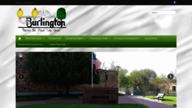 What Burlingtonkansas.gov website looked like in 2020 (3 years ago)