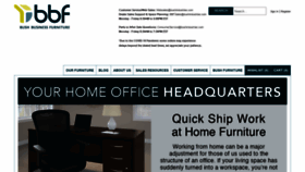 What Bushbusinessfurniture.com website looked like in 2020 (3 years ago)