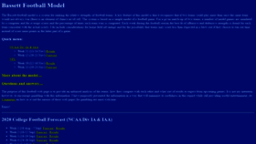 What Bassettfootball.net website looked like in 2020 (3 years ago)