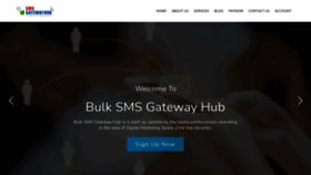 What Bulksmsgatewayhub.com website looked like in 2020 (3 years ago)
