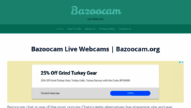 What Bazoo-cam.com website looked like in 2020 (3 years ago)