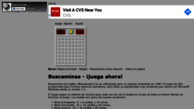 What Buscaminas.eu website looked like in 2020 (4 years ago)