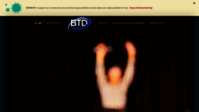 What Btdconf.org website looked like in 2020 (3 years ago)