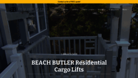 What Beachbutlercargolifts.com website looked like in 2020 (3 years ago)