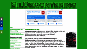 What Bildemontering.info website looked like in 2020 (3 years ago)