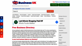 What Businessuk.directory website looked like in 2020 (3 years ago)