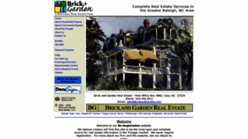 What Brickandgarden.com website looked like in 2020 (3 years ago)