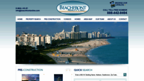 What Beachfrontonline.com website looked like in 2020 (3 years ago)
