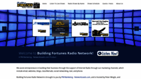 What Buildingfortunesradio.com website looked like in 2020 (3 years ago)