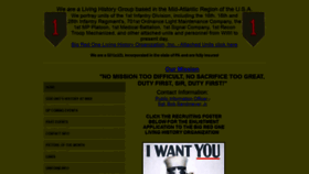 What Big-red-one.org website looked like in 2020 (4 years ago)