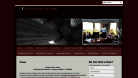 What Bernardlaw.com website looked like in 2020 (3 years ago)