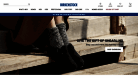 What Birkenstockusa.com website looked like in 2020 (3 years ago)