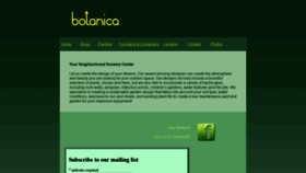 What Botanicanursery.com website looked like in 2020 (3 years ago)