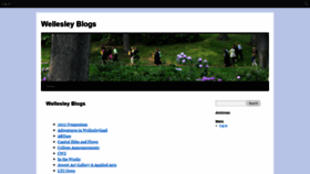 What Blogs.wellesley.edu website looked like in 2020 (3 years ago)