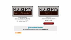 What Buckleysgrill.com website looked like in 2020 (3 years ago)