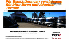 What Brockmann-reisemobile.de website looked like in 2020 (3 years ago)