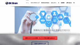 What Bit-brain.jp website looked like in 2020 (3 years ago)