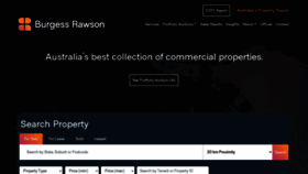 What Burgessrawson.com.au website looked like in 2020 (3 years ago)