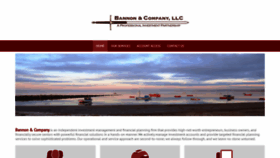 What Bannoncompany.com website looked like in 2020 (3 years ago)