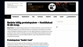 What Billig-protein.dk website looked like in 2020 (3 years ago)
