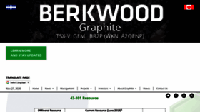 What Berkwoodresources.com website looked like in 2020 (3 years ago)