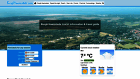 What Burghhaamstede.com website looked like in 2020 (3 years ago)