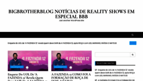 What Bigbrotherblog.com.br website looked like in 2020 (3 years ago)