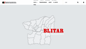 What Blitarkab.go.id website looked like in 2020 (4 years ago)