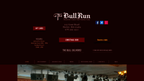 What Bullrunrestaurant.com website looked like in 2020 (3 years ago)