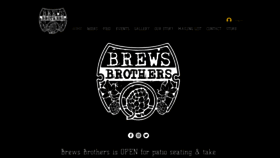 What Brewsbrotherscraftbeer.com website looked like in 2020 (3 years ago)