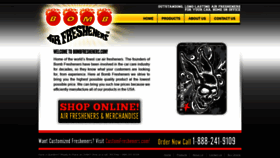 What Bombfresheners.com website looked like in 2020 (3 years ago)