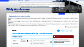 What Bilety-autobusowe.com website looked like in 2020 (3 years ago)