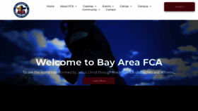What Bayareafca.org website looked like in 2020 (3 years ago)