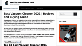 What Bestvacuumcleanerr.com website looked like in 2020 (3 years ago)