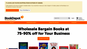 What Bookdepot.ca website looked like in 2020 (3 years ago)