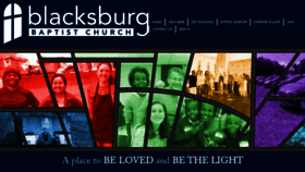 What Blacksburgbaptist.org website looked like in 2020 (3 years ago)