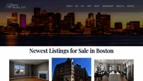 What Bostongreenrealty.com website looked like in 2020 (3 years ago)