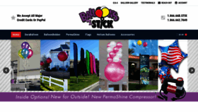 What Balloonsonastick.com website looked like in 2020 (3 years ago)